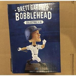 NEW YORK YANKEES BRETT GARDNER BOBBLEHEAD SGA 8/31/2018 NIB